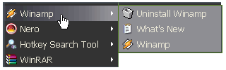 Lancer Winamp en un clic