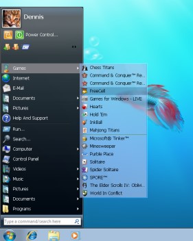 Classic Start Menu with Aero